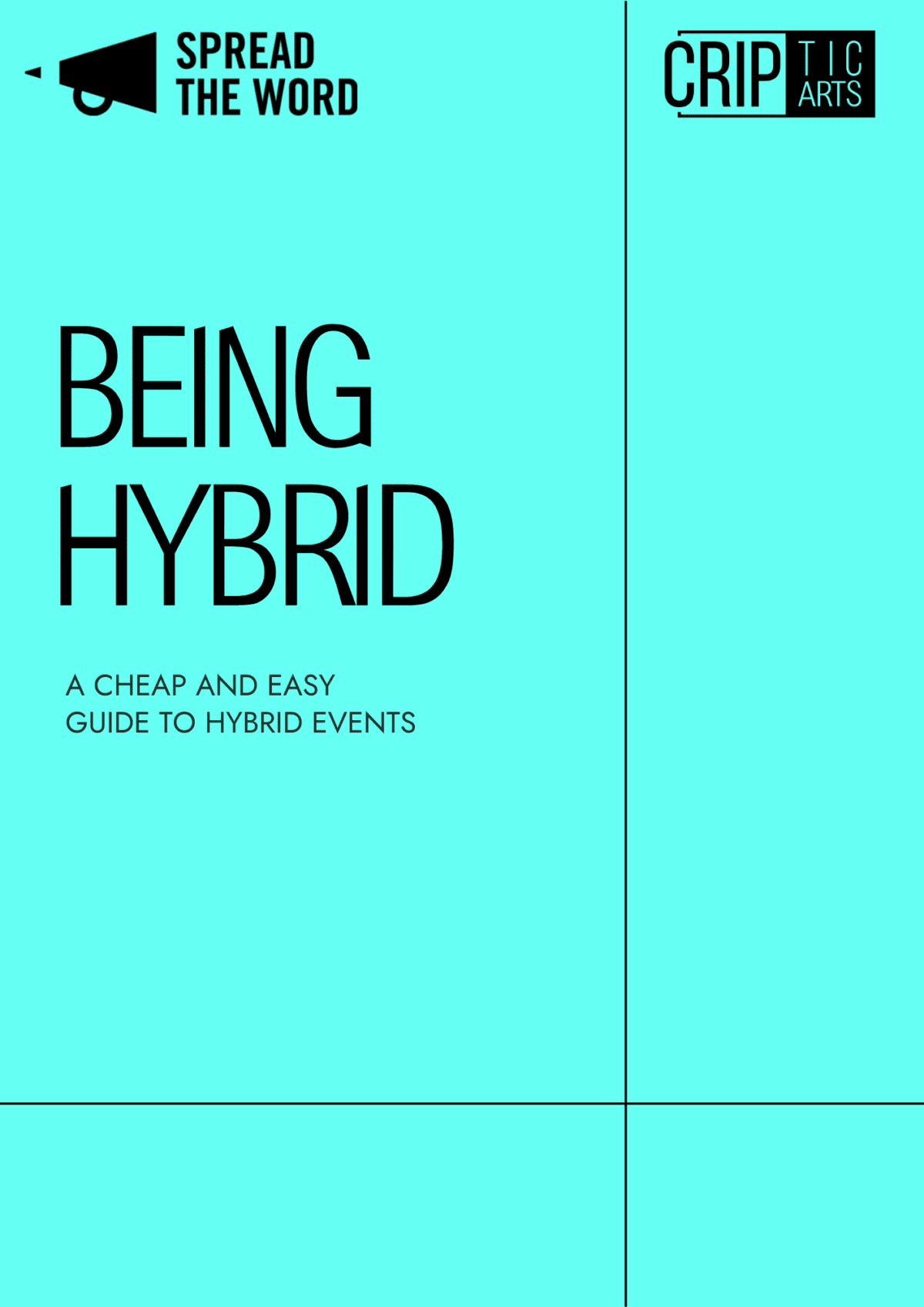 The cover of the Being Hybrid Summary - a cheap and easy guide to hybrid events